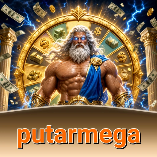 Beranda aplikasi putarmega setelah terbuka